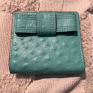 Kate Spade Teal “Crocodile” Women's Wallet